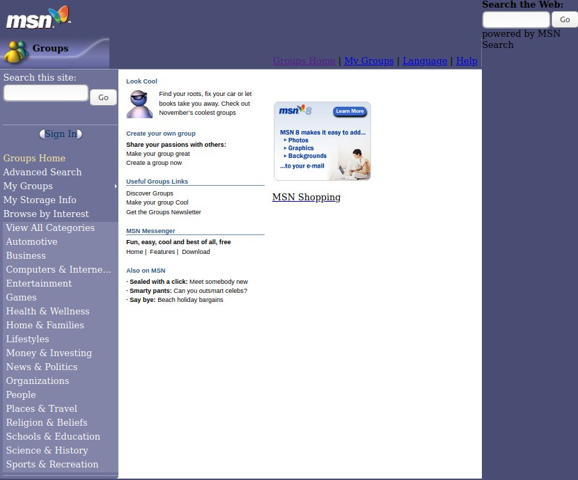 MSN Groups