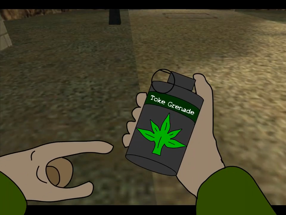 counter crap Smoke Grenade Happy Fun Joke Hour