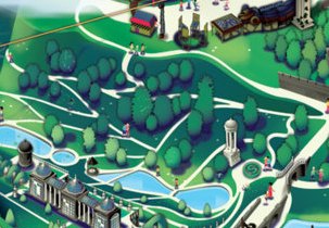 alton towers map 2010 the gardens