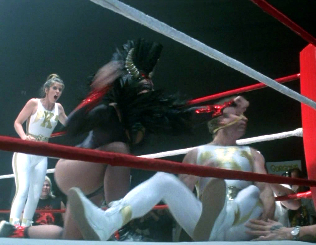 stay tuned 1992 movie wrestling punch