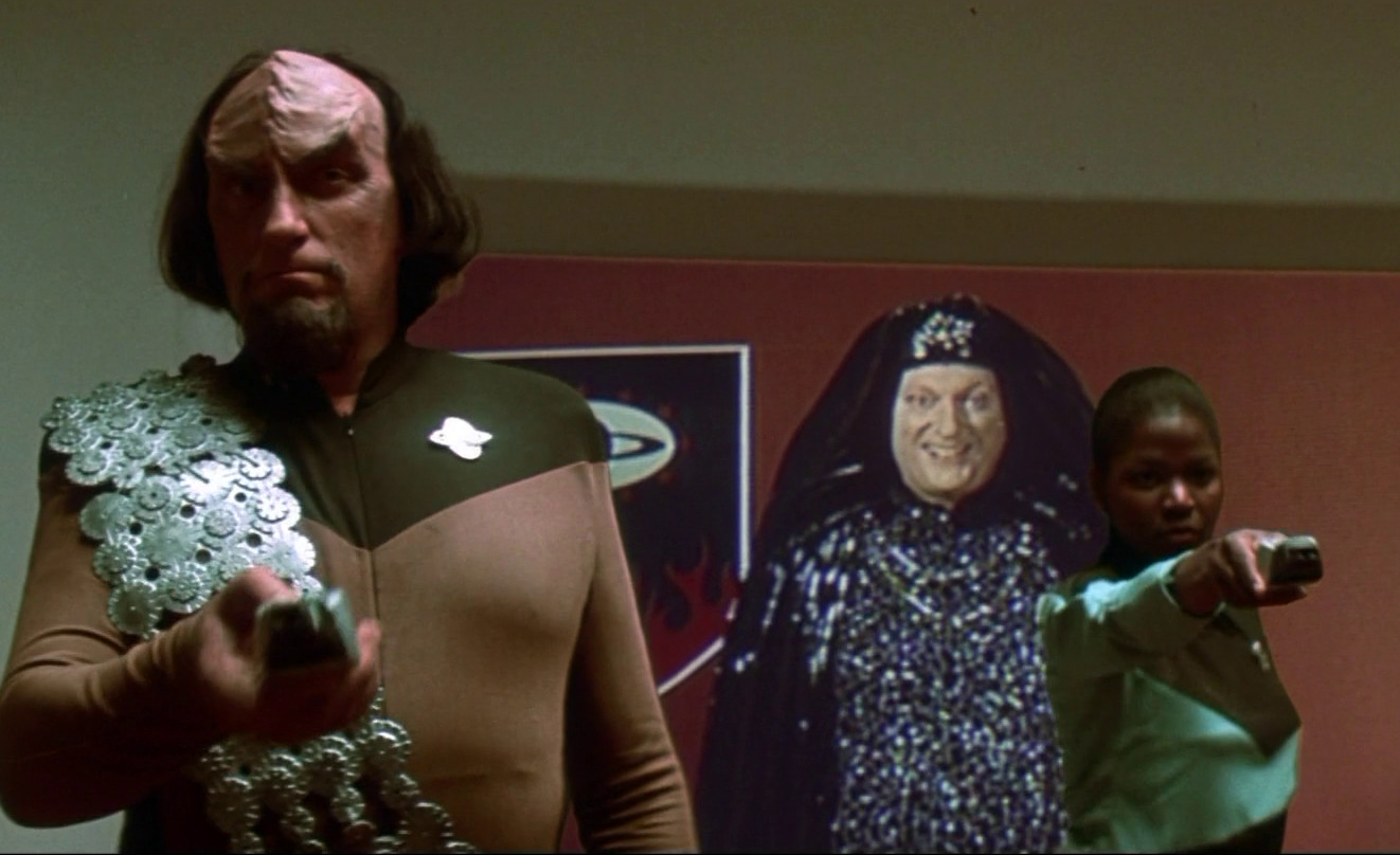 stay tuned 1992 movie star trek worf phaser