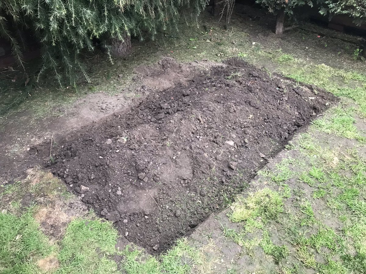 grave in garden