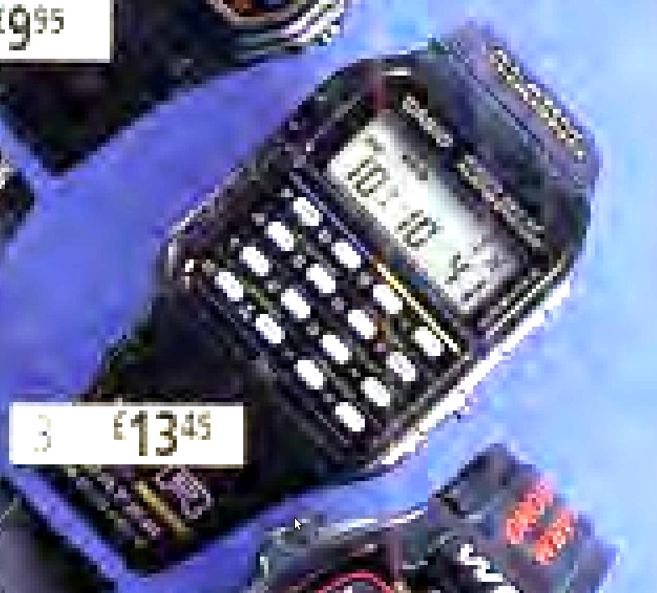 1994 Christmas watch buttons