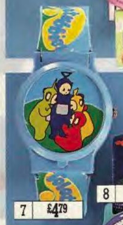 1997 Christmas watch tellytubbies1