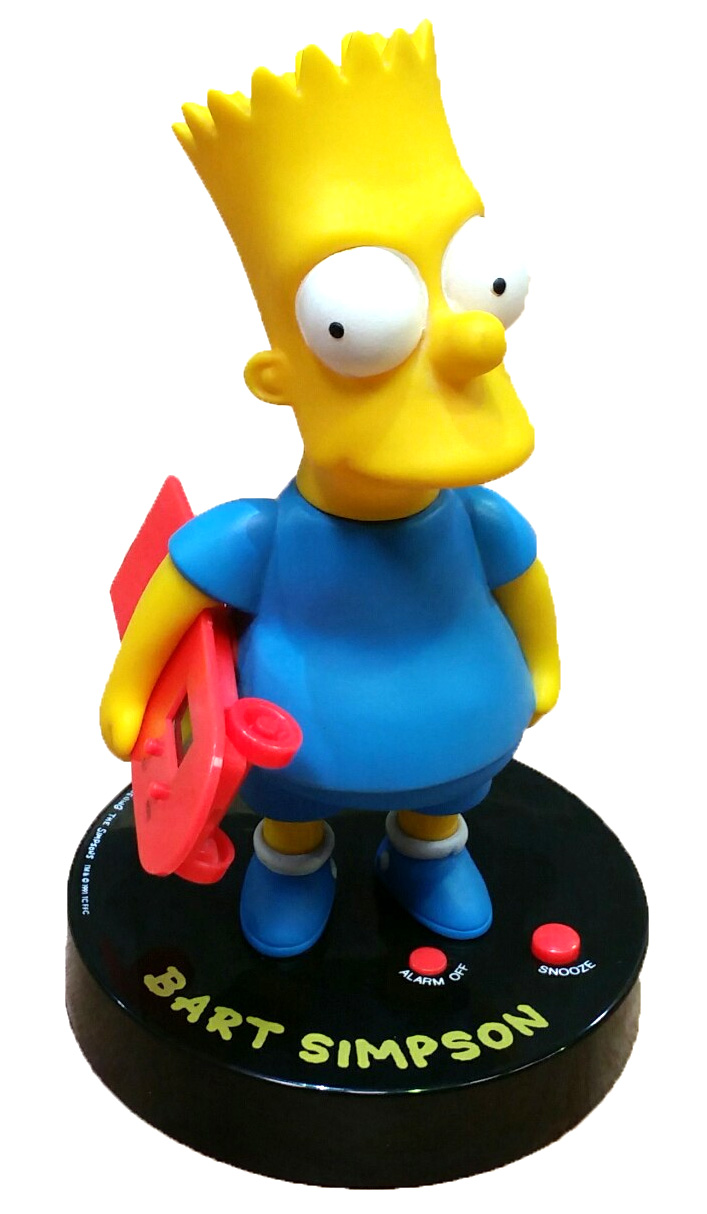 bart simpson alarm clock